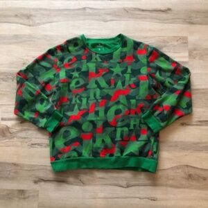 Green & Red Heineken Sweater